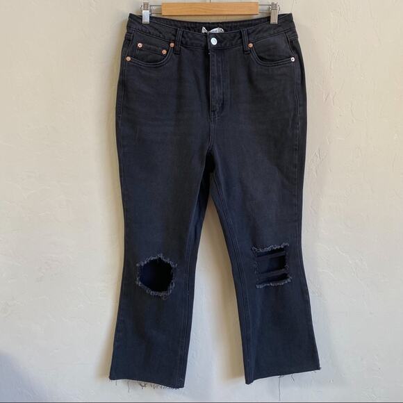 NWT Avec Les Filles Black High Waisted Jeans - Picture 2 of 6